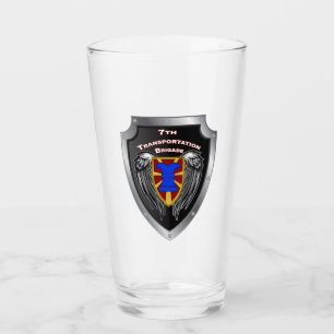 7e Vervoersbrigade - Expeditionair schild Glas