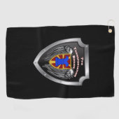 7e Vervoersbrigade - Expeditionair schild Golfhanddoek (Horizontaal)
