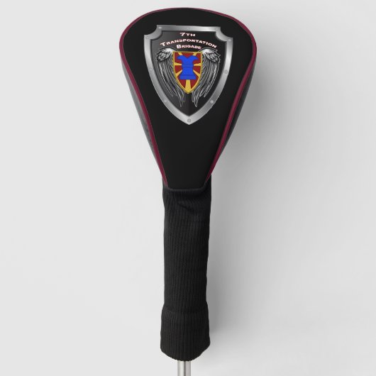 7e Vervoersbrigade - Expeditionair schild Golfheadcover (Voorkant)