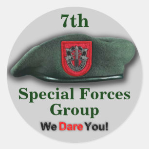 7e Veteranenveteranen vetten flits Ronde Sticker