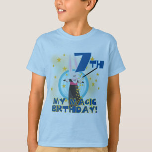 7èmes T-shirts et cadeaux d'anniversaire de magie