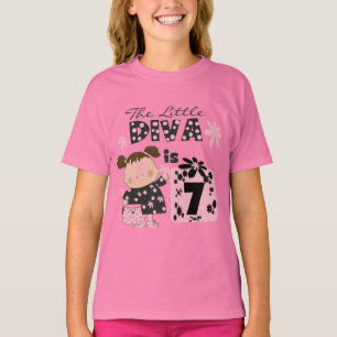 7èmes T-shirts et cadeaux d'anniversaire de petite
