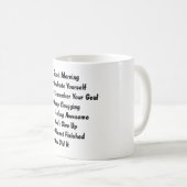 7h00, bonjour de café Mug (Devant droit)