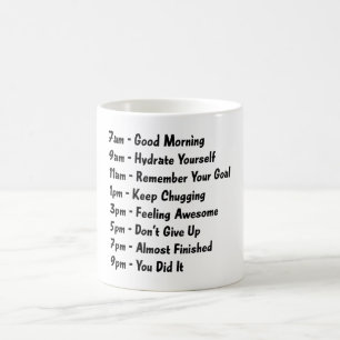 7h00, bonjour de café Mug