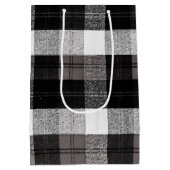 7lx4.5wx10h Sac cadeau moyen XMAS Baffalo Plaid (Dos)
