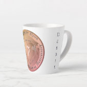 7th/22 Bruiloft Jubileum Latte Mok (Rechterhoek)