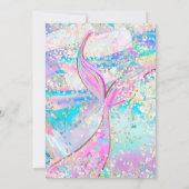 7th Mermaid Birthday Under the Sea Invitation (Dos)