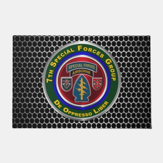 7th Special Forces Group Airborne Deurmat (Voorkant)