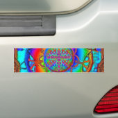 7vissen bumpersticker (Op auto)