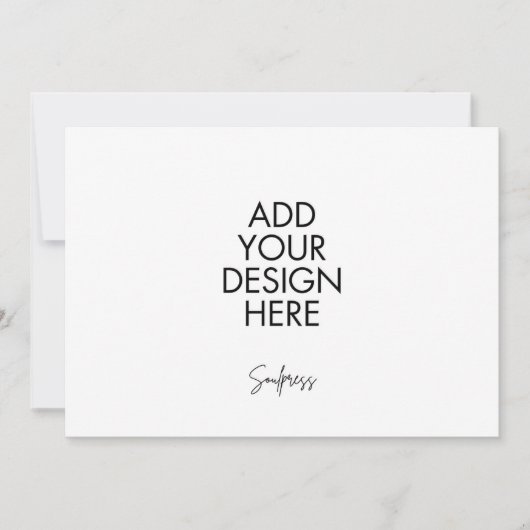 7x5" Aangepaste Landscape Kaart Notitiekaartje (Voorkant)