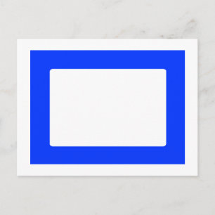 7x5 Kaart met ronde binnenkant Conors Transp Blue