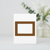 7x5 Kaart met ronde binnenkant Conors Transp Brown (Staand voorkant)