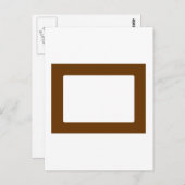 7x5 Kaart met ronde binnenkant Conors Transp Brown (Voorkant / Achterkant)