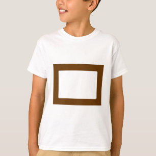 7x5 Kaart met ronde binnenkant Conors Transp Brown T-shirt