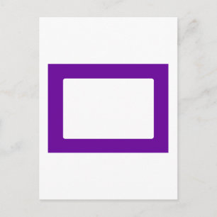 7x5 Kaart met ronde binnenkant Conors Transp Purpl