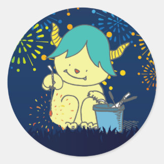 8月モンスターシール。 RONDE STICKER