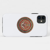 [800] Master Mason - Gold Square & Compass Case-Mate iPhone Case (Achterkant (horizontaal))