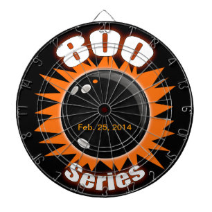 800-reeks in zwart en Oranje Dartbord
