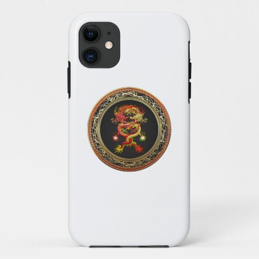 [800] Rode en gele dragons Case-Mate iPhone Case (Achterkant)
