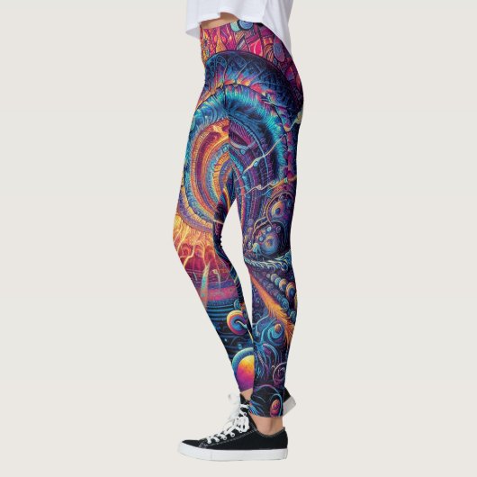 801 Leggings Abstraits (Gauche)