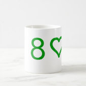 802 Blanc Mug Classique 330 ml en Blanc (Centre)