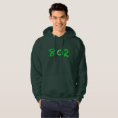 802 Mannelijke Hoodie (Voorkant volledig)