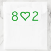 802 Stickers Ovaux (Sac)