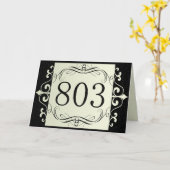 803 Landnummer Kaart (Gele Bloem)