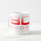 808 Boom Bap (rood) Koffiemok (Voorkant links)