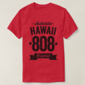 808 Hawaii Area Code Authentic TShirt (Design devant)