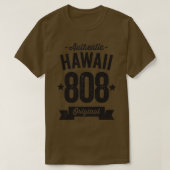 808 Hawaii Area Code Authentic TShirt 4 (Design devant)