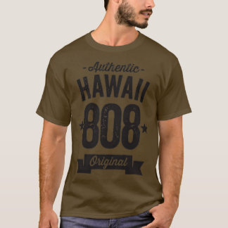 808 Hawaii Gebiedscode Authentiek TShirt 4
