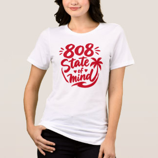 808 state of mind - hawaii cultuur shirt