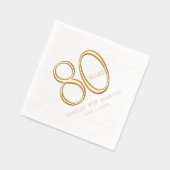 80 ans 80e anniversaire du mariage nom et dates (Gauche)