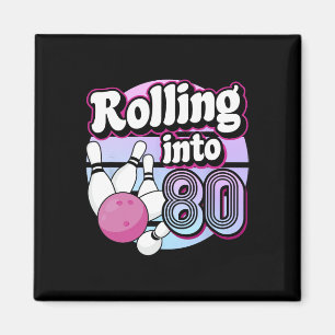 80 Bowling 80ste verjaardag Magneet