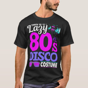 80 Disco Music 1980s Costume Party Retro 80 T-shirt