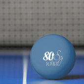 80 Dus wat een grappig script 80e verjaardag Pingpongballen (Net)