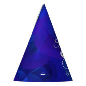 80 en Amazing Elegant Royal Blue Birthday Feesthoedjes (Links)