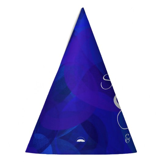 80 en Amazing Elegant Royal Blue Birthday Feesthoedjes