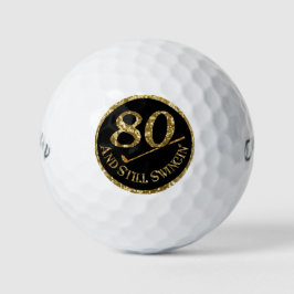 80 en nog steeds inslikken. golfballen