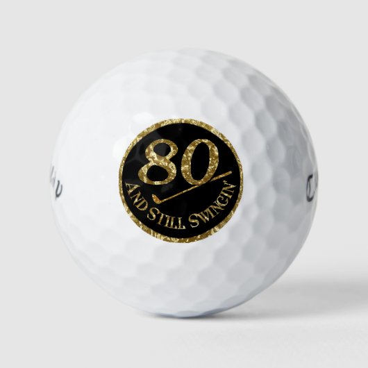80 en nog steeds inslikken. golfballen (Voorkant)