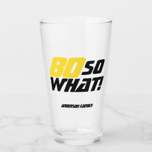 80 En wat dan nog? Positive Typography 80ste verja Glas
