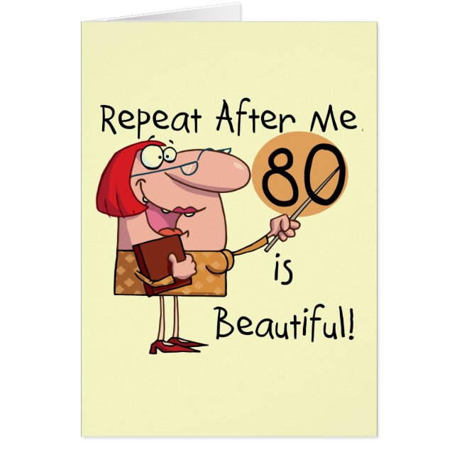 80 est de beaux T-shirts et cadeaux (Devant)