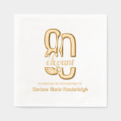 80 et élégant 80e Anniversaire Or (Recto)