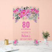 80 et fabuleuse fête d'anniversaire rose (Mariage)