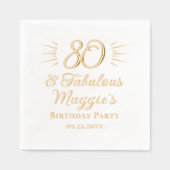 80 et fabuleuse fête du 80e anniversaire (Recto)