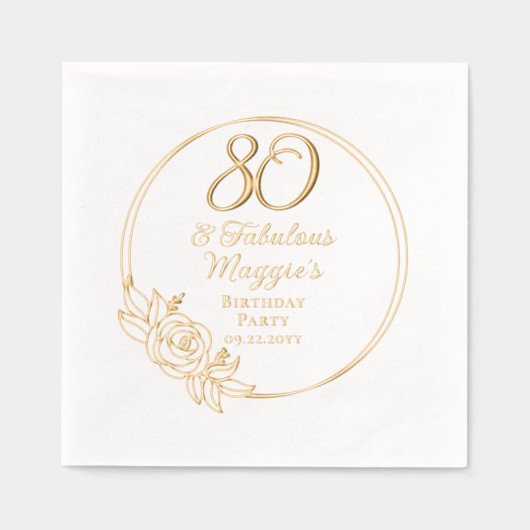 80 et fabuleuse fête du 80e anniversaire bloquée (Recto)