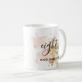 80 Et Fabuleux 80E Anniversaire Café Mug Cadeau (Devant droit)