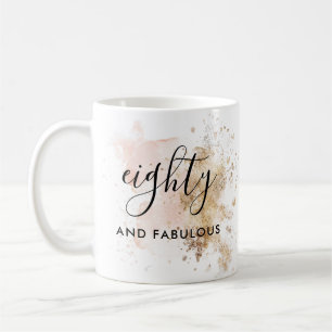 80 Et Fabuleux 80E Anniversaire Café Mug Cadeau