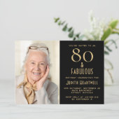 80 et Fabuleux | Invitation pour une fête d'annive (Debout devant)